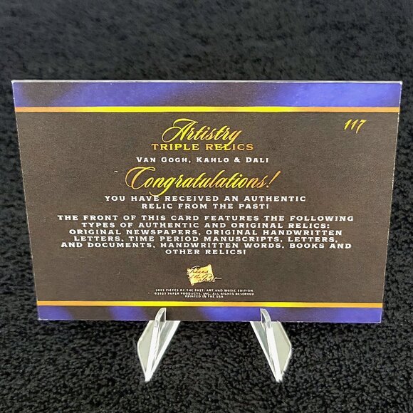 Authentic Frida Kahlo, Dali & Van Gogh Handwriting & Art Relics Piece of History - Picture 6 of 6